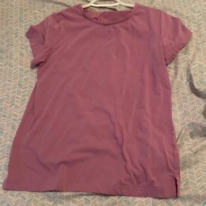Cute purple shirt!